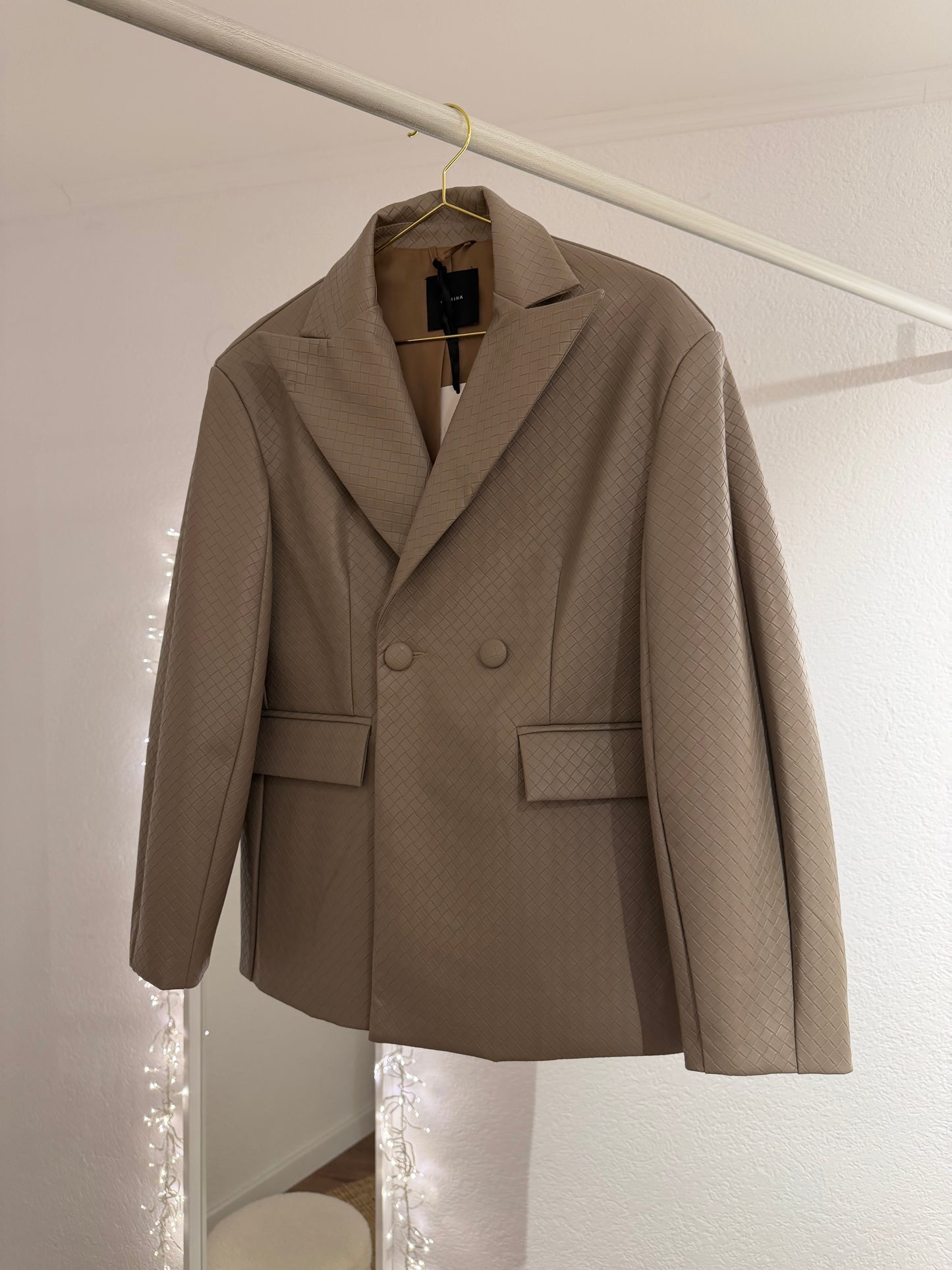 Kunstleder Blazer