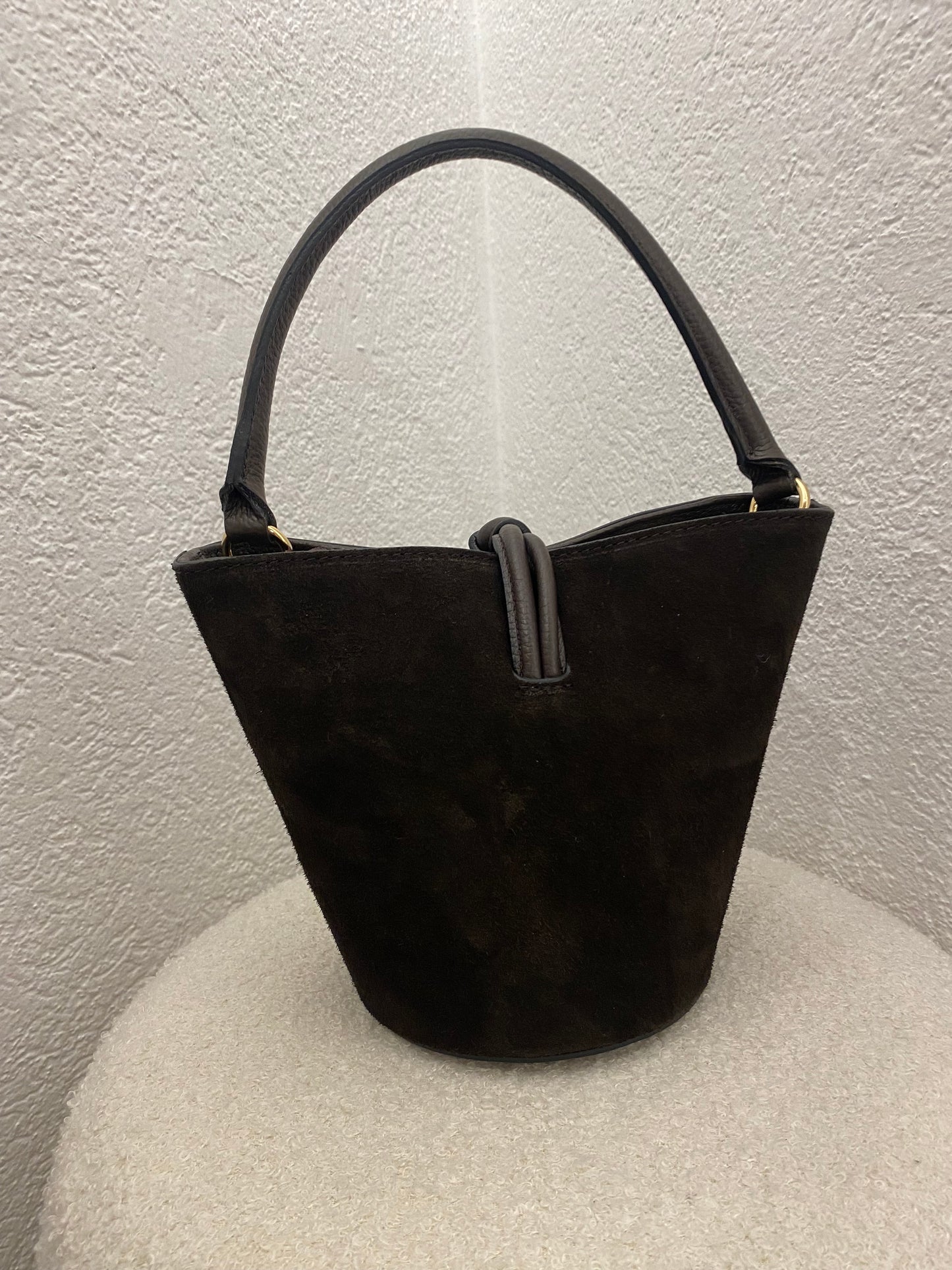 Kleine schicke Wildledertasche