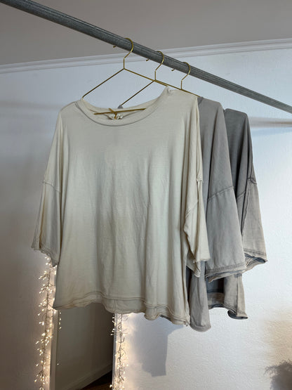 T-Shirt mit aufgesetzter Naht