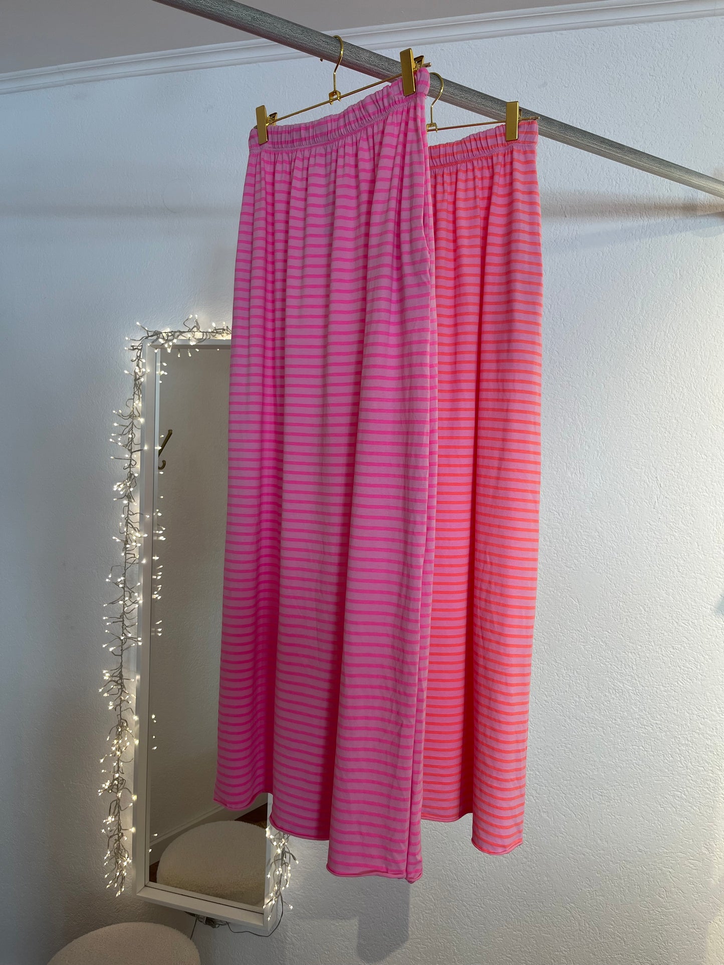 Gestreifter Maxi Jersey-Rock