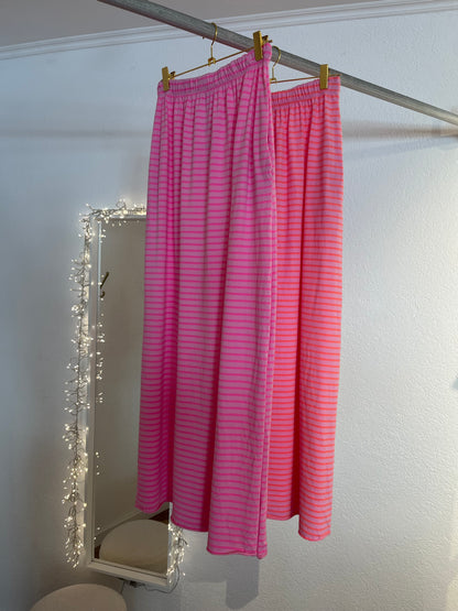 Gestreifter Maxi Jersey-Rock