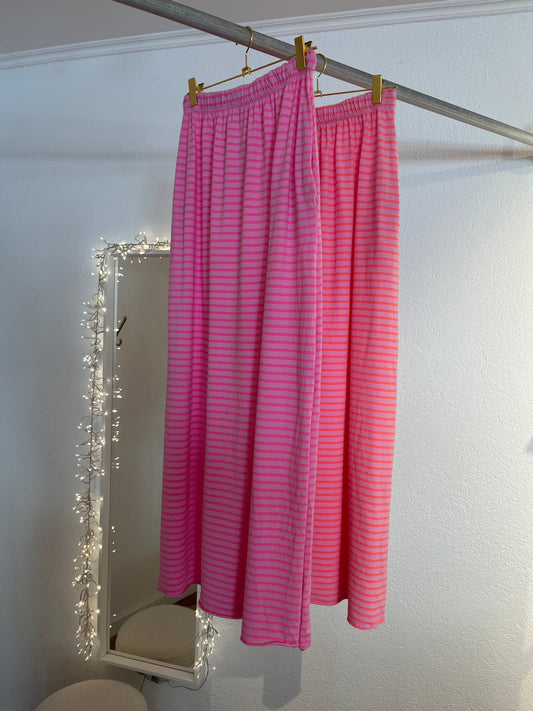 Gestreifter Maxi Jersey-Rock
