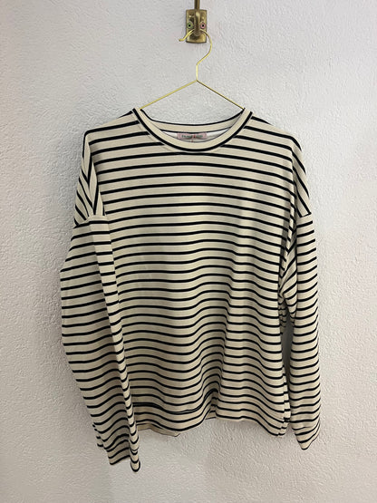 Gestreifte Oversize Shirts versch. Farben