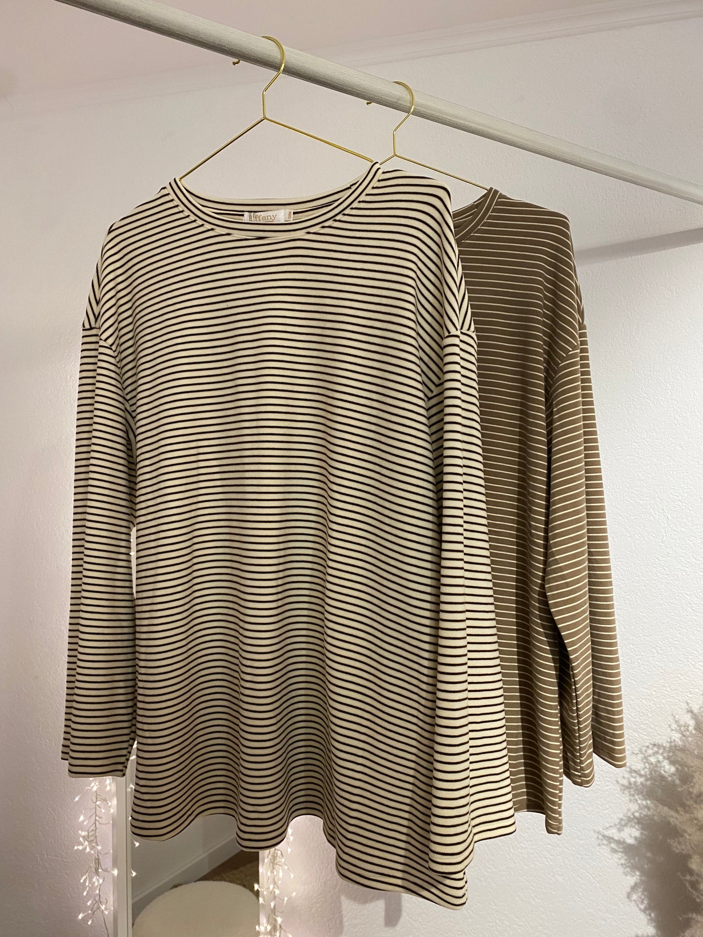 Weiches gestreiftes Sweatshirt