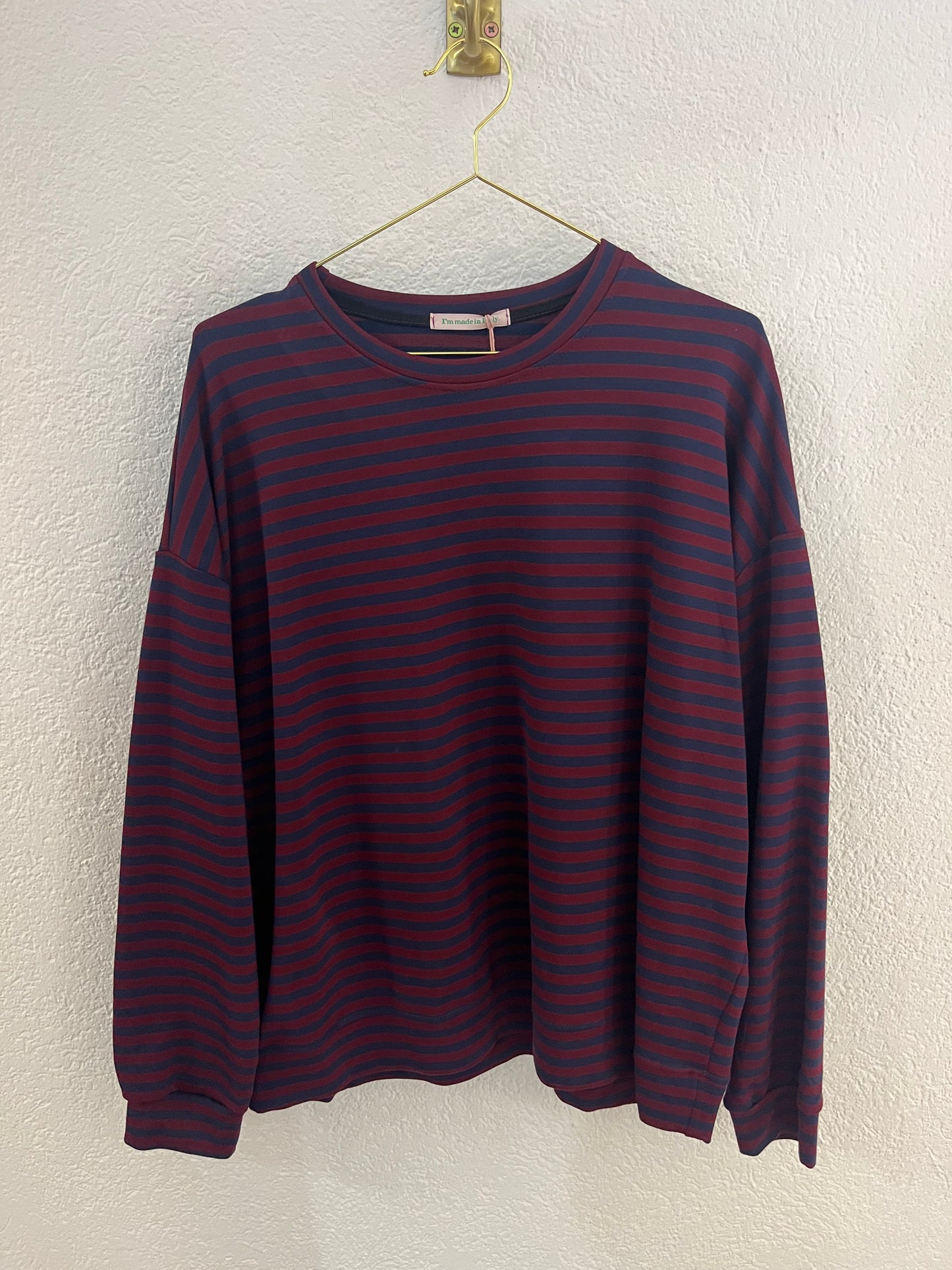 Gestreifte Oversize Shirts versch. Farben