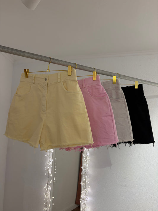 Ausgefranste Shorts