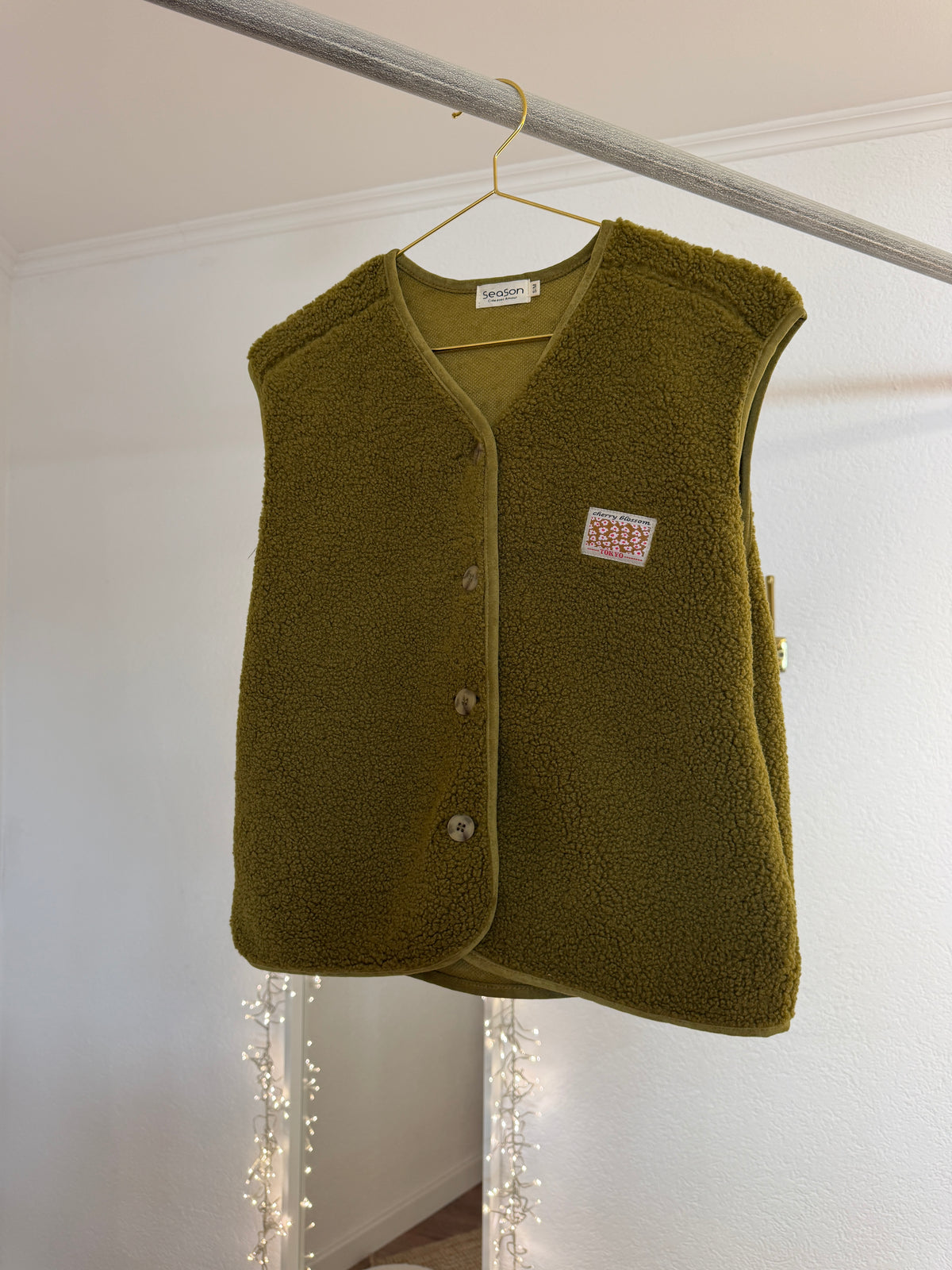 Teddywesten mit patches versch. Farben