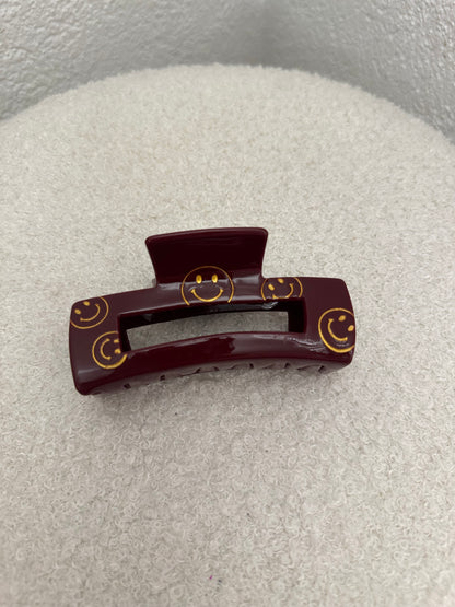 Smiley Haarspangen versch. Farben