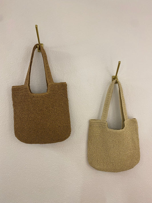 Fein geflochtene Tasche versch. Farben
