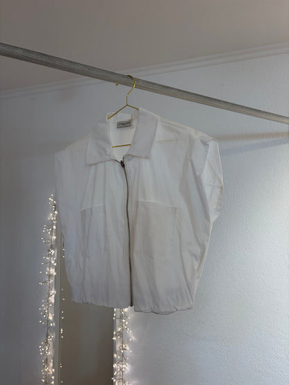 Cropped Blusen Weste versch. Farben
