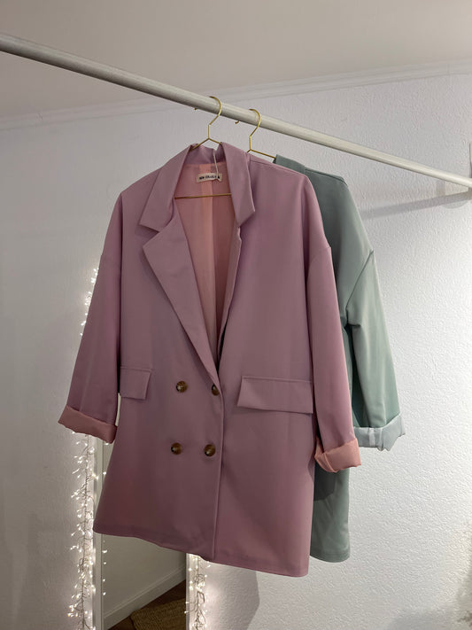 Dünner oversized Blazer versch. Farben