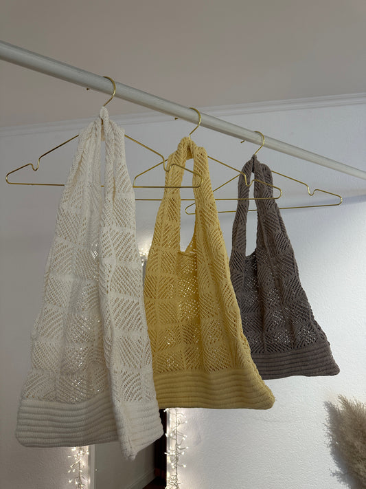 Boho Häkeltasche versch. Farben