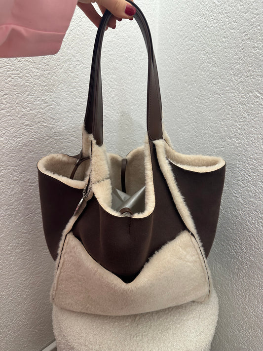 Super weiche Kunstfell Tasche versch. Farben