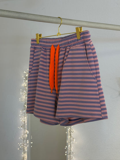 Gestreifte Shorts versch. Farben