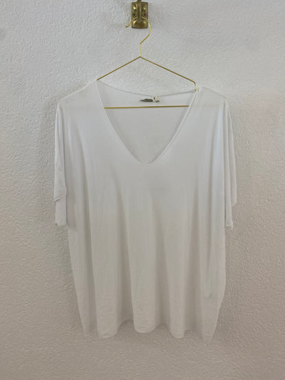 Basic T-Shirt mit V-Ausschnitt