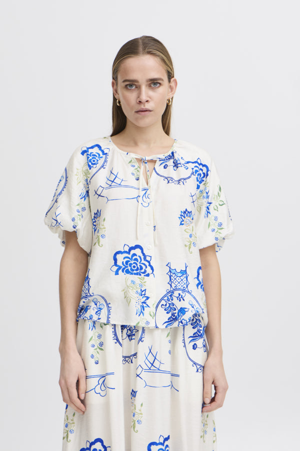 Bluse mit Print