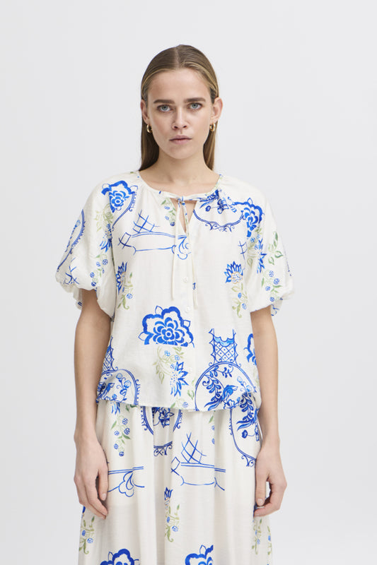 Bluse mit Print
