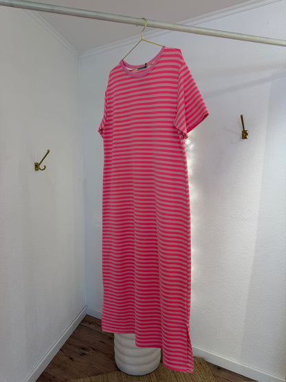 Sweater Kleid mit Streifen