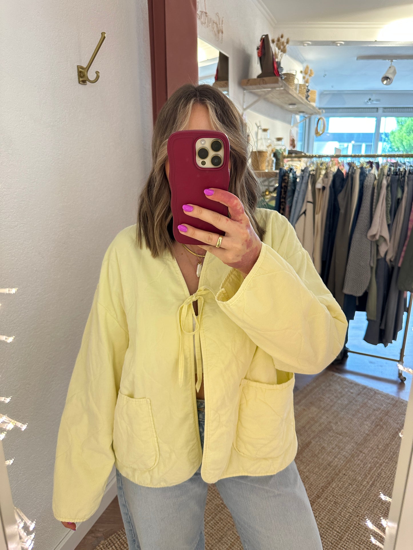 Feine Cordjacke versch. Farben