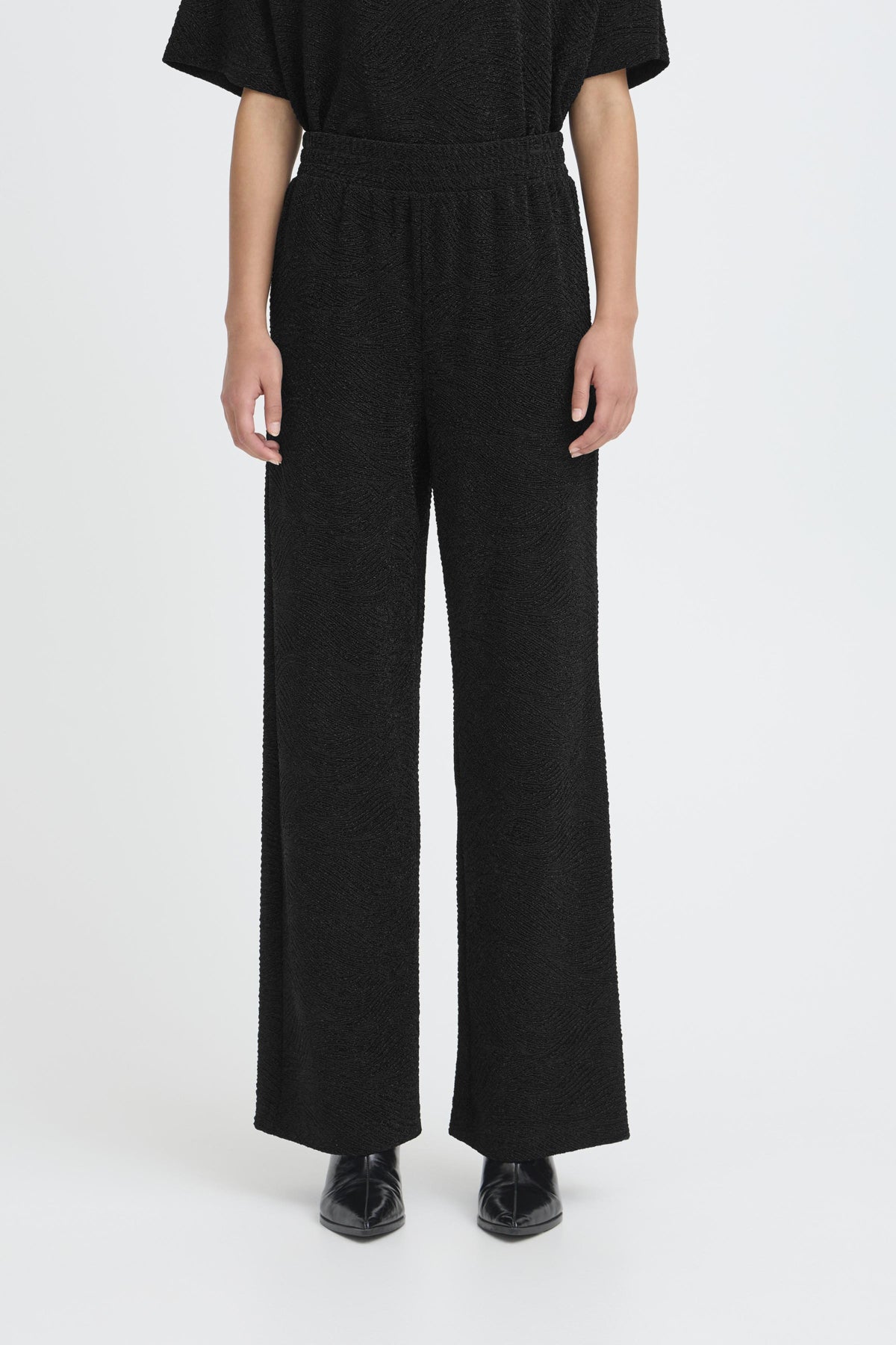 Bemusterte Glitzer Hose