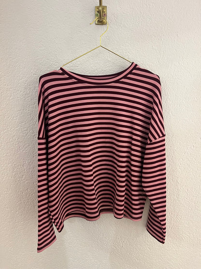 Gestreifte Cropped Shirts versch. Farben