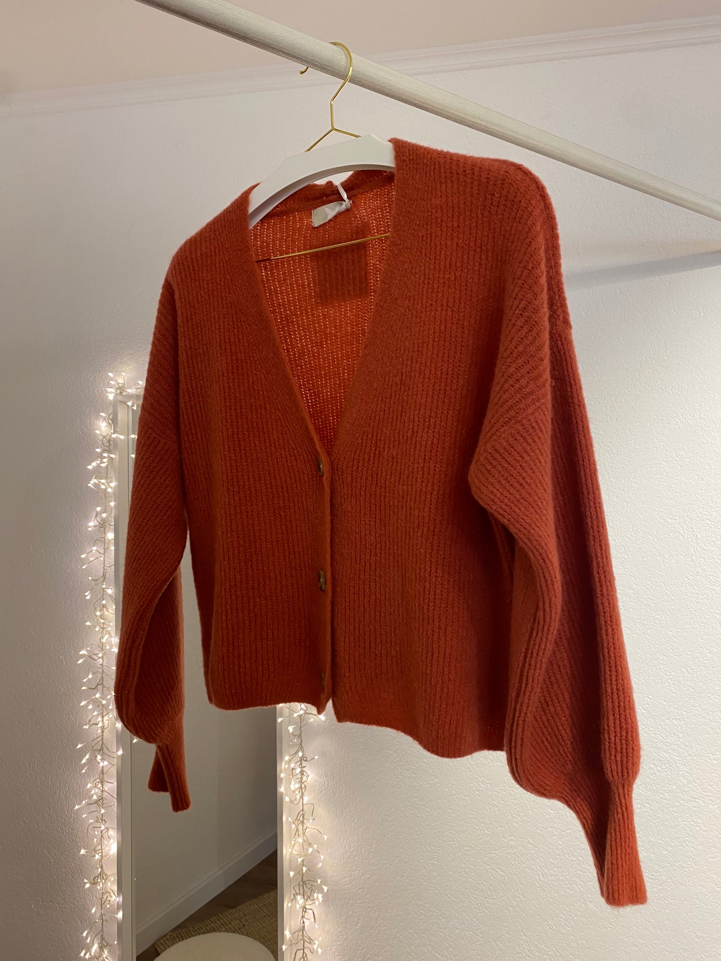 Strickjacke zum Knöpfen versch. Farben