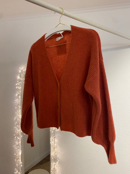 Strickjacke zum Knöpfen versch. Farben