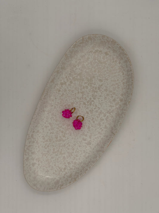 Pinke Blümchen Ohrringe