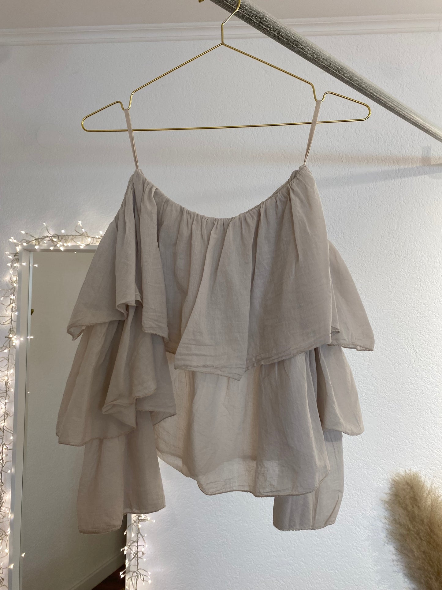 Schulterfreie Bluse