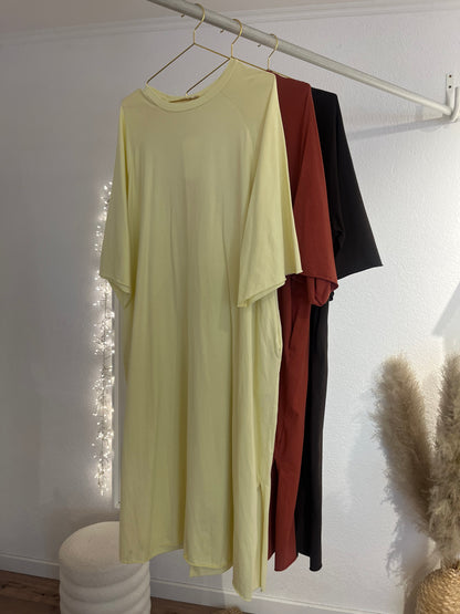 Dünnes T-Shirt Kleid
