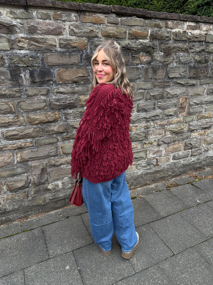 Jeans im Barrel-Fit dunkles Jeansblau