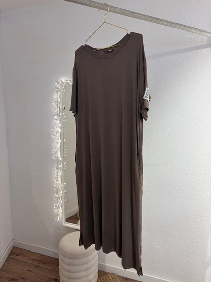 Oversized Tshirt Kleid mit Patch