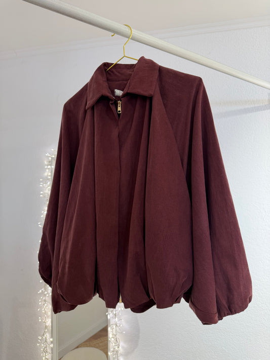 Leichte Bomberjacke bordeaux