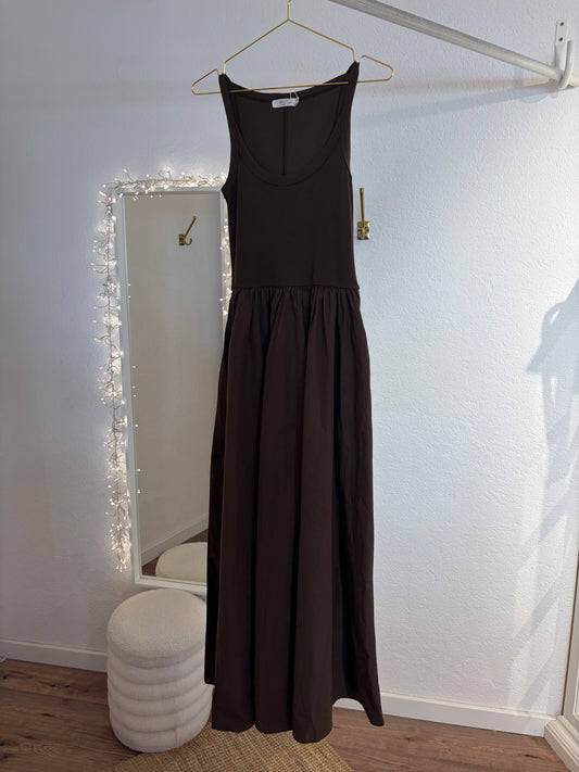 Maxikleid Schokobraun