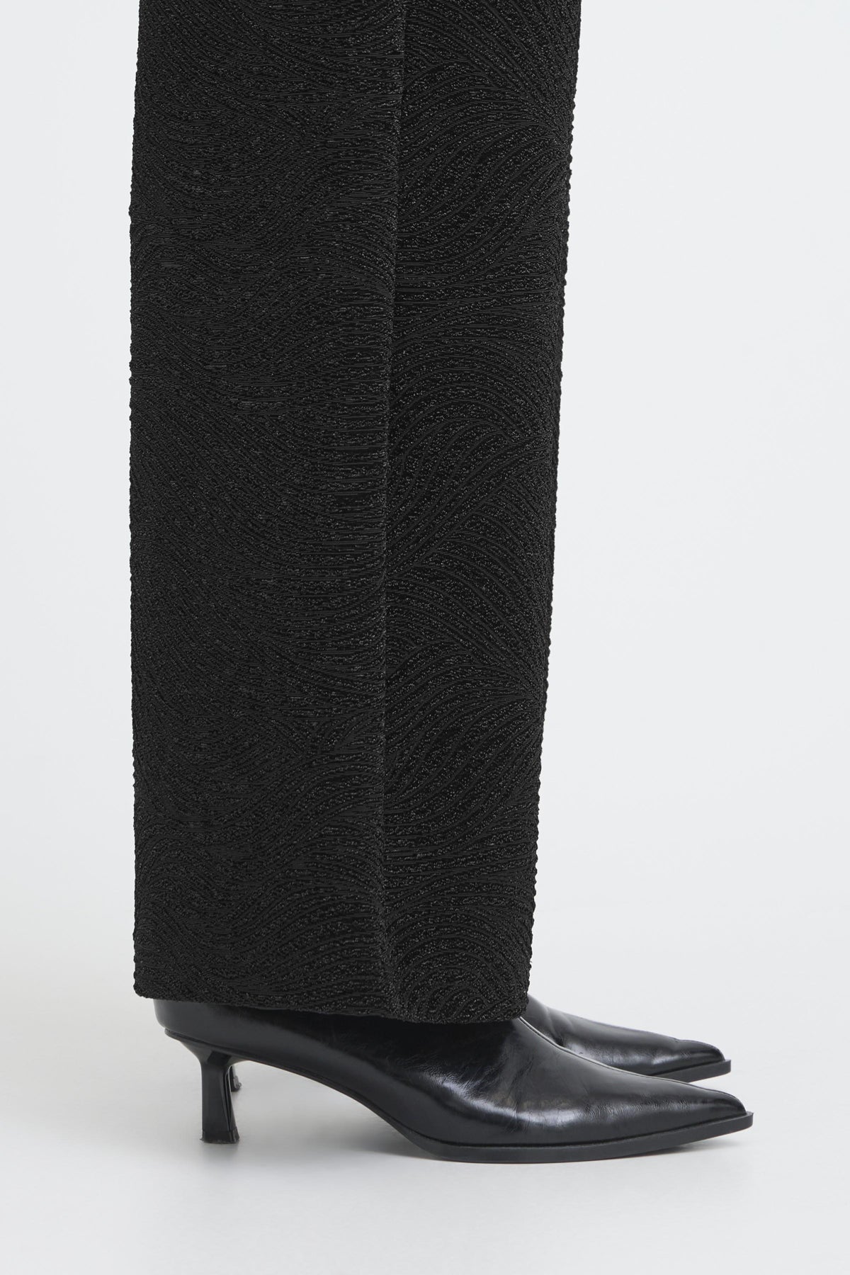 Bemusterte Glitzer Hose