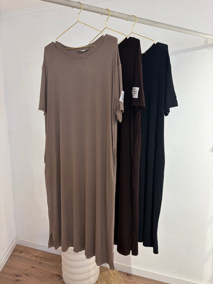Oversized Tshirt Kleid mit Patch
