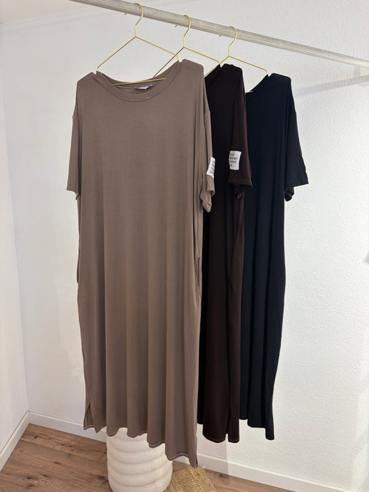 Oversized Tshirt Kleid mit Patch