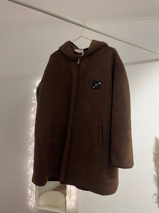 Lange Teddyjacke „Hello Lover“