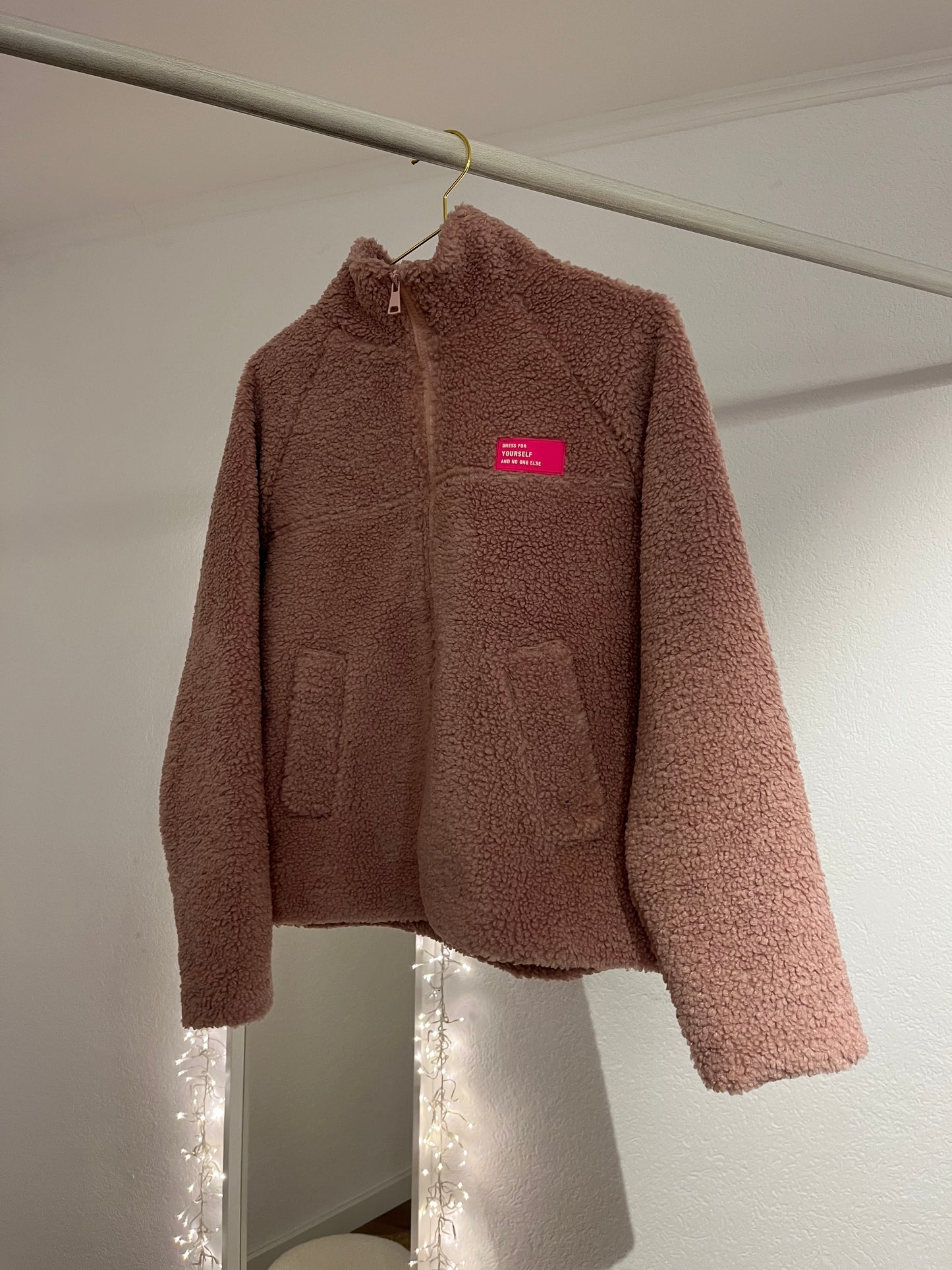 Teddyjacke mit Patch versch. Farben