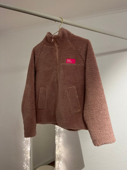 Teddyjacke mit Patch versch. Farben