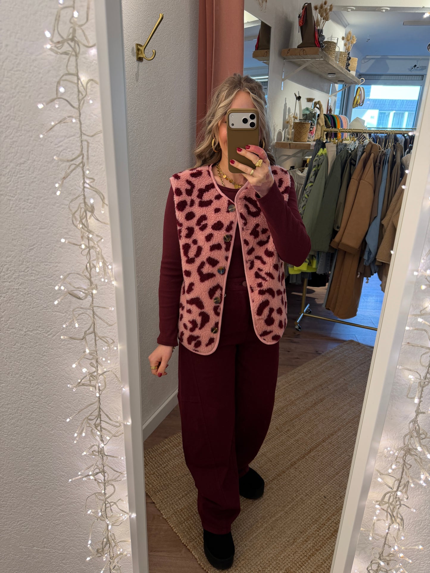 Rosane Leo Weste mit Bordeaux