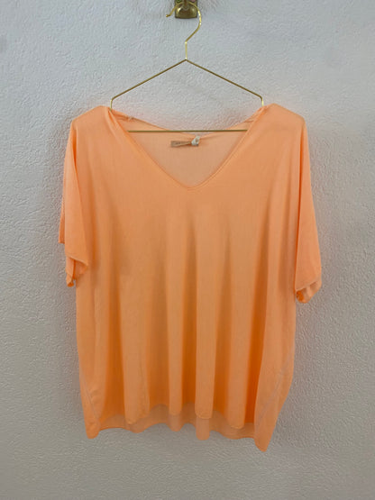 Basic T-Shirt mit V-Ausschnitt