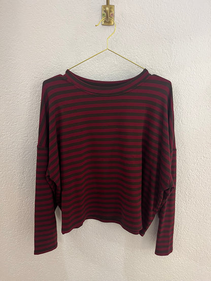 Gestreifte Cropped Shirts versch. Farben