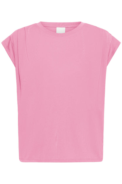 T-Shirt mit gerafften Ärmeln
