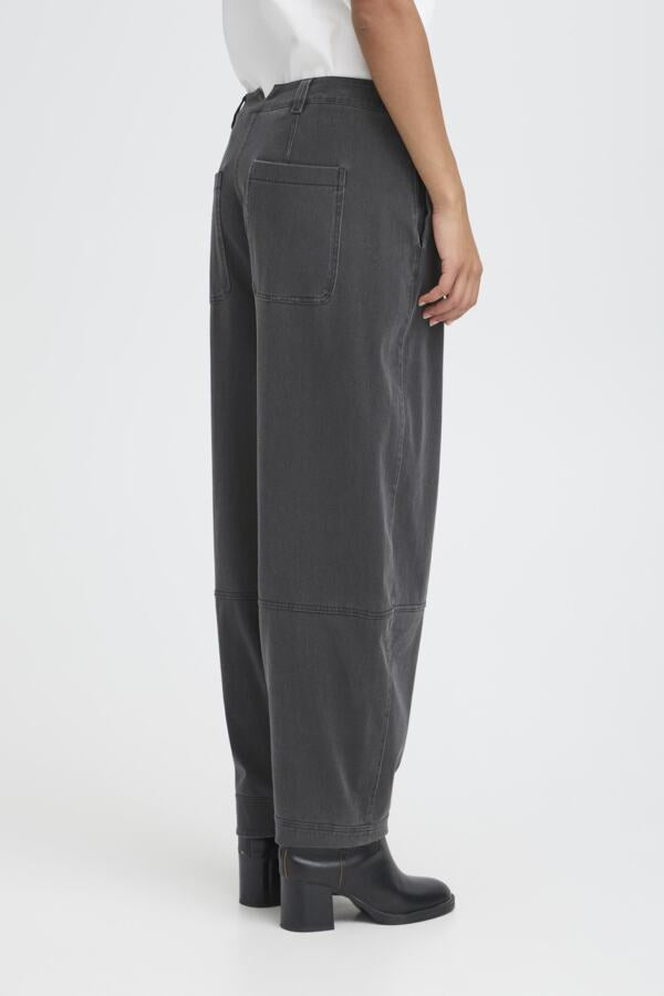 Dark Grey Barrel Fit