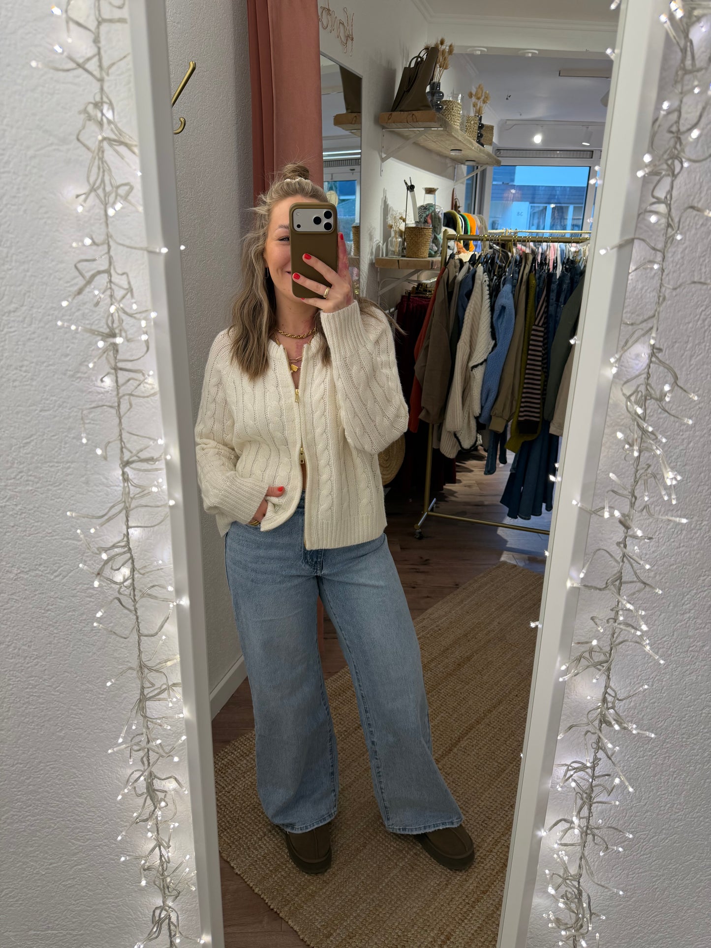 Wide Leg Denim Jeans