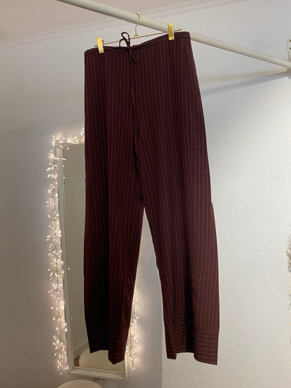 Stoffhose mit Nadelstreifen