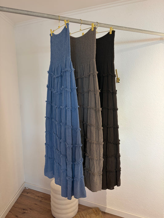 Bandeau Maxikleid versch. Farben