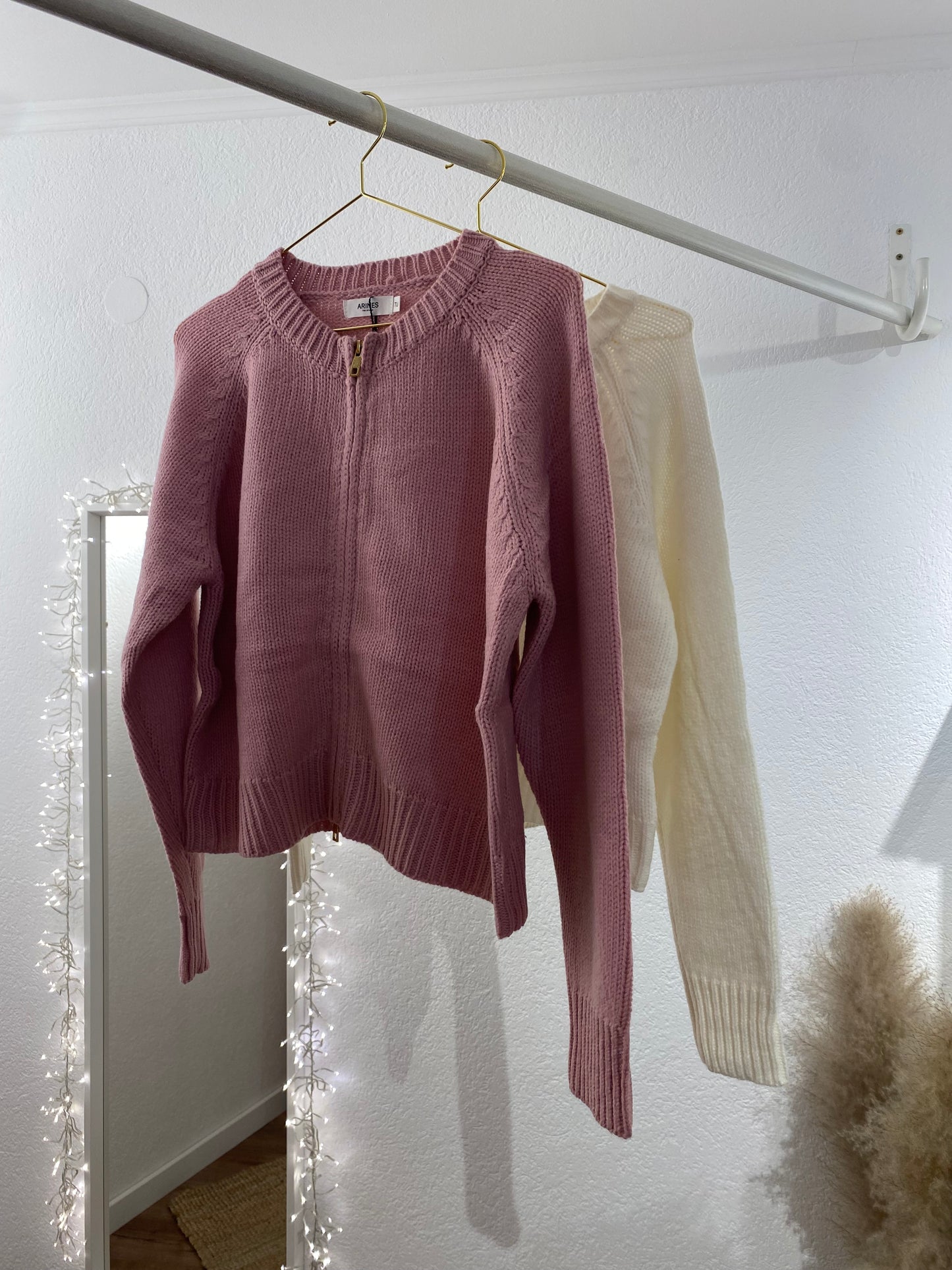 Strickzipper versch. Farben