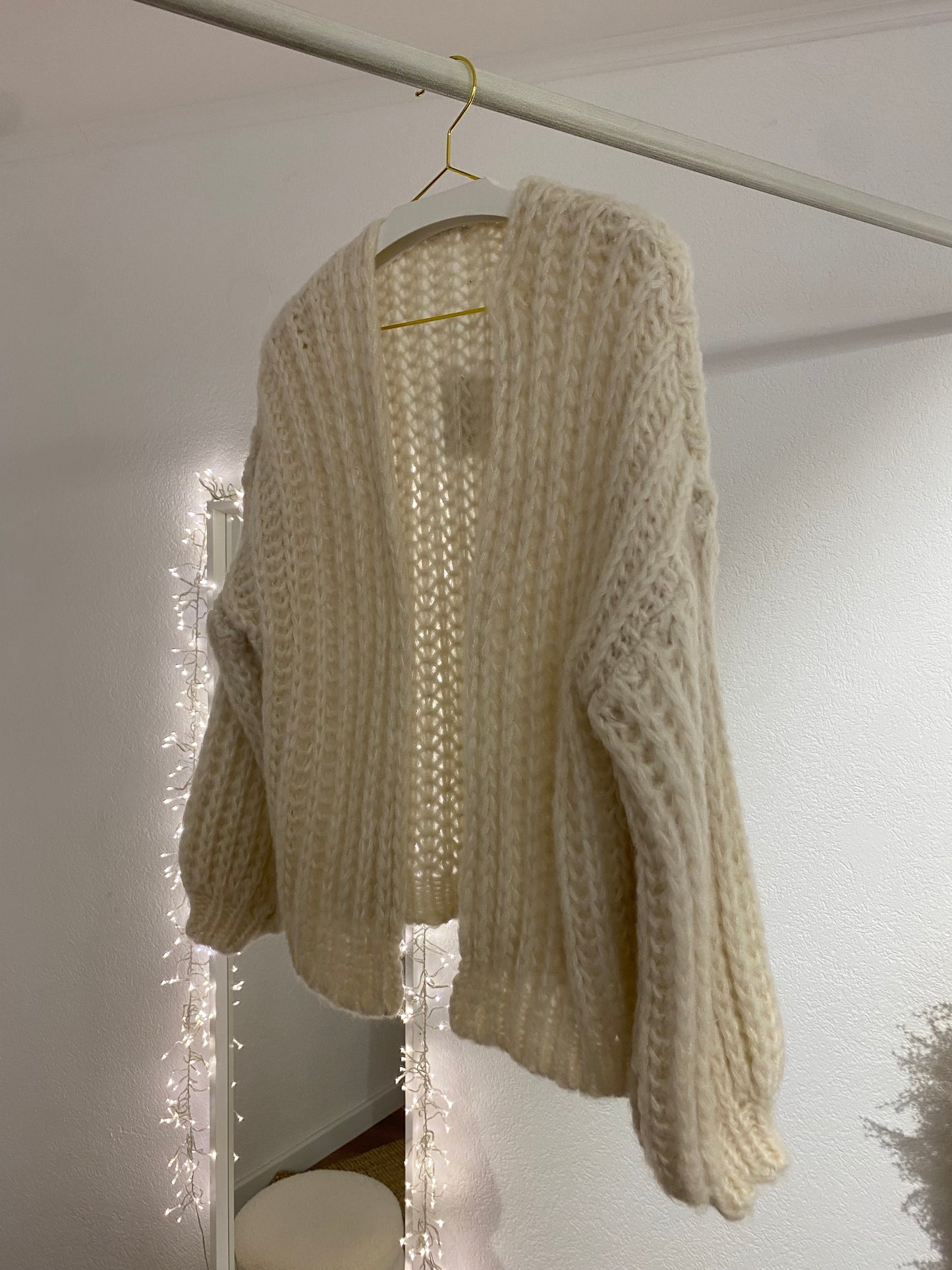 Grob gestrickter Cardigan